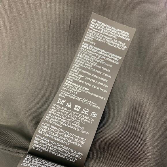 SAINT LAURENT 2022 Size 4 Silver Leather High Waist Mini Skirt - Picture 5 of 7